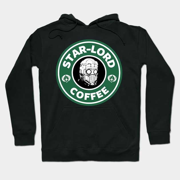 Guardians Of The Galaxy Star Lord Coffee Starbucks Hoodie by Rebus28